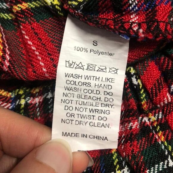 Plaid Micro Mini Skirt - Picture 3 of 4